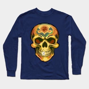 SKULL W/ GOLD TOOTH Long Sleeve T-Shirt